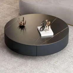 The Coffee Table Co. Möbel-Moderner Couchtisch aus Schiefer – Zeitgenössische Wohnzimmermöbel