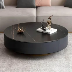 The Coffee Table Co. Möbel-Moderner Couchtisch aus Schiefer – Zeitgenössische Wohnzimmermöbel
