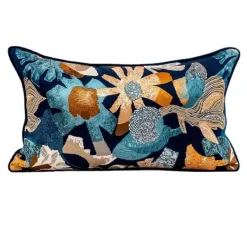 Pillow Haven Bettzeug-Moderner dekorativer Kissenbezug – 45 cm großes Wohn-Akzentkissen