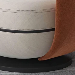 Cozy Living Möbel-Moderner Drehstuhl - Bequemer Beistellstuhl