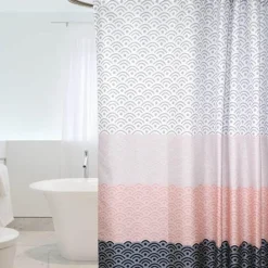 Aqua Essence Badezimmer-Moderner Duschvorhang – Stilvolles Badezimmerdekor