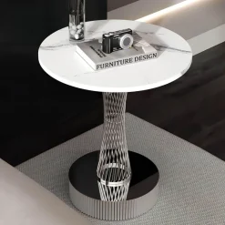 The Lounge Loft Möbel-Moderner, eleganter Beistelltisch Basile – schicker Akzenttisch für jeden Raum