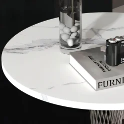 The Lounge Loft Möbel-Moderner, eleganter Beistelltisch Basile – schicker Akzenttisch für jeden Raum