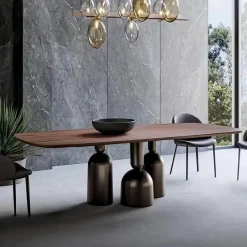 The Lounge Loft Möbel-Moderner Esstisch – Eleganter Wohnzimmertisch