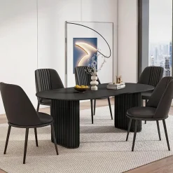 The Lounge Loft Möbel-Moderner Esstisch aus Holz – Stilvolle Esszimmermöbel