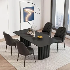 The Lounge Loft Möbel-Moderner Esstisch aus Holz – Stilvolle Esszimmermöbel