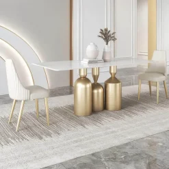 The Lounge Loft Möbel-Moderner Esstisch aus Holz – Stilvoller Marina Esstisch