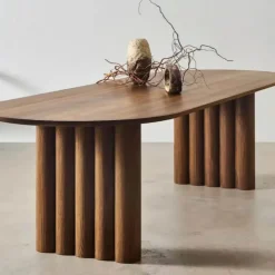 The Lounge Loft Möbel-Moderner Esstisch aus Holz – Elegante Esszimmermöbel