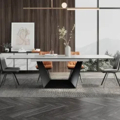 The Lounge Loft Möbel-Moderner Esstisch aus Holz – lässig-elegantes Design