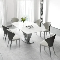 The Lounge Loft Möbel-Moderner Esstisch aus Holz – Stilvolle Norbert-Esszimmermöbel