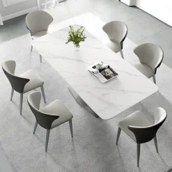 The Lounge Loft Möbel-Moderner Esstisch aus Holz – Stilvolle Norbert-Esszimmermöbel