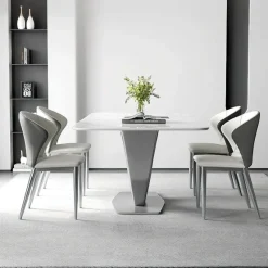 The Lounge Loft Möbel-Moderner Esstisch aus Holz – Stilvolle Norbert-Esszimmermöbel