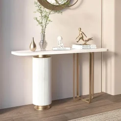 The Lounge Loft Möbel-Moderner Konsolentisch aus Schiefer – Zeitgenössische Wohnzimmermöbel