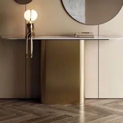 The Lounge Loft Möbel-Moderner Konsolentisch aus Schiefer – Elegante Eingangsmöbel