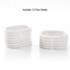 Aqua Essence Badezimmer-Moderner Leda Duschvorhang – Elegante Badezimmerdekoration für ein stilvolles Update