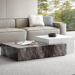 The Coffee Table Co. Möbel-Moderner Marmor-Couchtisch – Elegante Wohnzimmermöbel