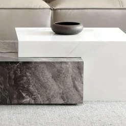 The Coffee Table Co. Möbel-Moderner Marmor-Couchtisch – Elegante Wohnzimmermöbel