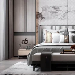 The Lounge Loft Möbel-Moderner Nachttisch - Stilvoller Nachttisch mit Schublade