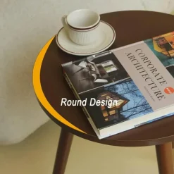 Comfort u0026 Style Möbel-Moderner, runder, kleiner Beistelltisch – elegante Ergänzung für jeden Raum