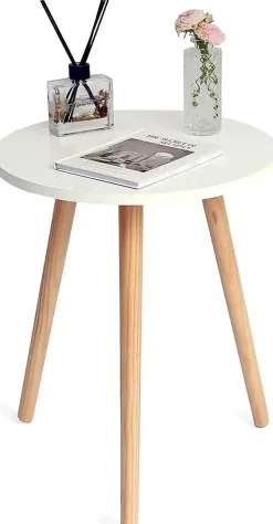 Comfort u0026 Style Möbel-Moderner, runder, kleiner Beistelltisch – elegante Ergänzung für jeden Raum