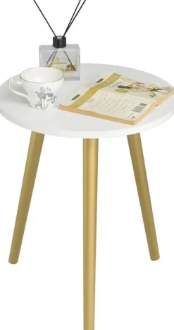 Comfort u0026 Style Möbel-Moderner, runder, kleiner Beistelltisch – elegante Ergänzung für jeden Raum