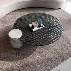 The Coffee Table Co. Möbel-Moderner rustikaler Couchtisch - Akzenttisch aus Holz