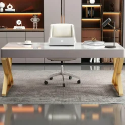 The Lounge Loft Möbel-Moderner Schieferschreibtisch – Stilvolle Büromöbel