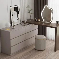 The Lounge Loft Möbel-Moderner Schminktisch – Claudia Frisiertisch mit Stauraum