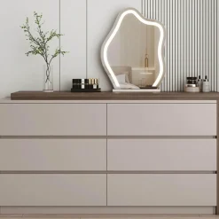 The Lounge Loft Möbel-Moderner Schminktisch – Claudia Frisiertisch mit Stauraum