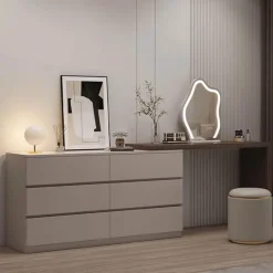 The Lounge Loft Möbel-Moderner Schminktisch – Claudia Frisiertisch mit Stauraum