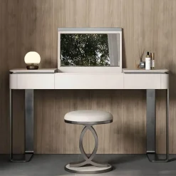 The Lounge Loft Möbel-Moderner Schminktisch - Ivano Frisiertisch mit Spiegel