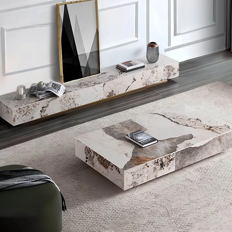 The Lounge Loft Möbel-Moderner TV-Schrank – Brunella Slate Entertainment Unit für zeitgenössische Wohnzimmer