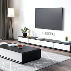 Cozy Living Möbel-Moderner TV-Schrank – Michelle Entertainment Center mit Stauraum