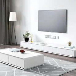 Cozy Living Möbel-Moderner TV-Schrank – Michelle Entertainment Center mit Stauraum