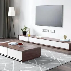 Cozy Living Möbel-Moderner TV-Schrank – Michelle Entertainment Center mit Stauraum