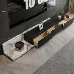 The Lounge Loft Möbel-Moderner TV-Schrank – Stilvolle Aufbewahrungseinheit für das Wohnzimmer