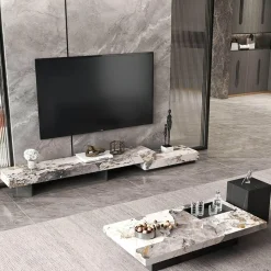 The Lounge Loft Möbel-Moderner TV-Schrank aus Schiefer – Stilvolles Entertainment-Center