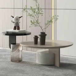 The Coffee Table Co. Möbel-Modernes Couchtisch-Set für stilvolle Wohnzimmer – Zeitgenössische Wohnmöbel