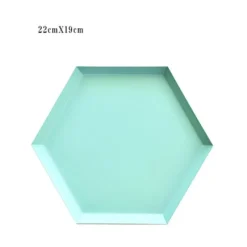 The Decor Haven Küche & Esszimmer-Modernes geometrisches Serviertablett - Nordisches Dekotablett