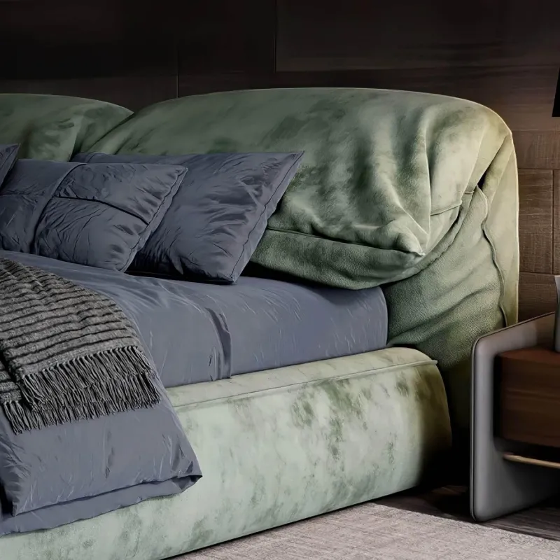 The Lounge Loft Möbel-Modernes Goran-Bett – Stilvolle Schlafzimmermöbel