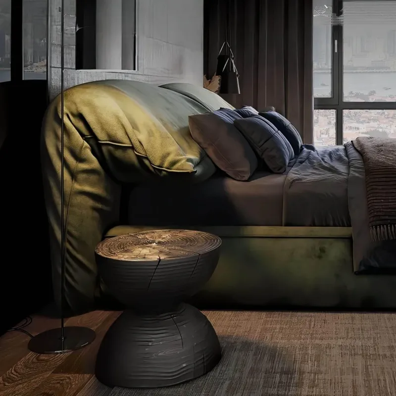 The Lounge Loft Möbel-Modernes Goran-Bett – Stilvolle Schlafzimmermöbel