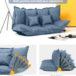 Cozy Living Möbel-Modernes japanisches Futon-Schlafsofa – Liegematratze