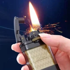 Cozy Living Camping-Werkzeuge|Camping Im Freien-Modernes Jet-Flame-Feuerzeug – Transparentes Tank-Design