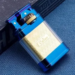 Cozy Living Camping-Werkzeuge|Camping Im Freien-Modernes Jet-Flame-Feuerzeug – Transparentes Tank-Design