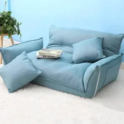 Comfort u0026 Style Möbel-Modernes Schlafsofa ohne Beine mit 2 Kissen
