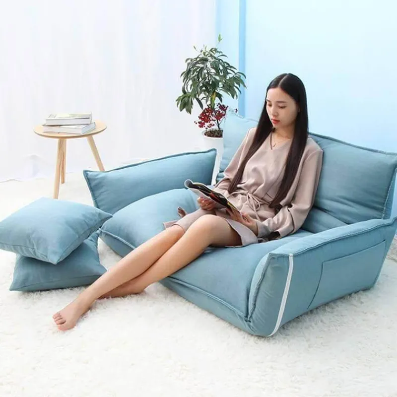 Comfort u0026 Style Möbel-Modernes Schlafsofa ohne Beine mit 2 Kissen