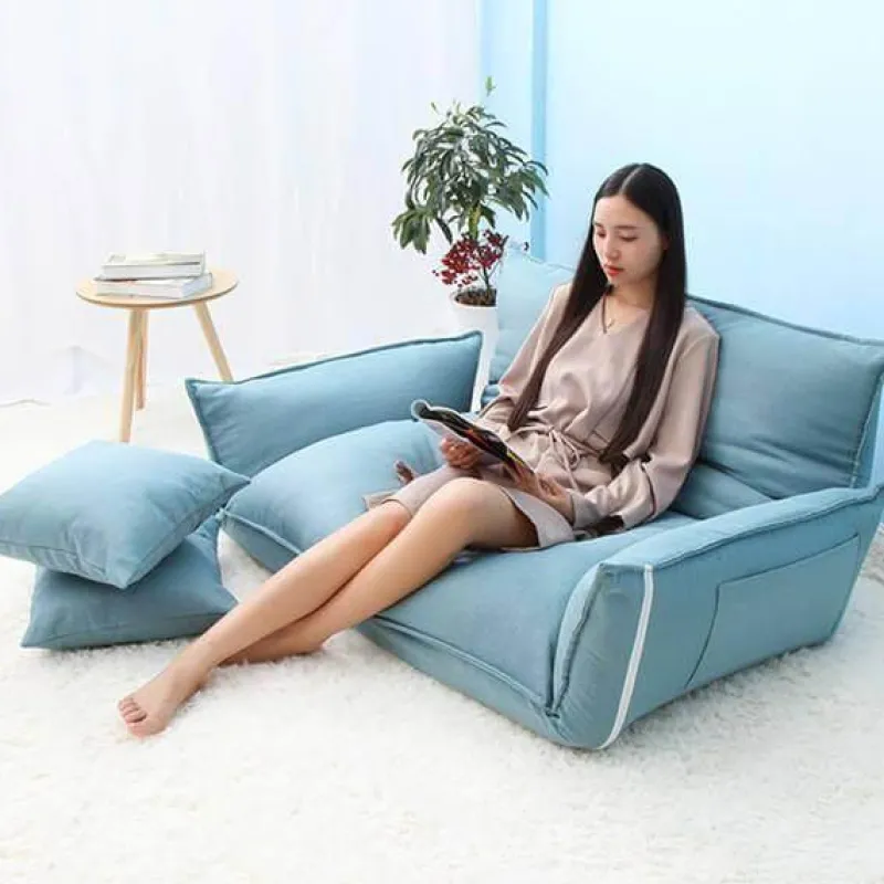 Comfort u0026 Style Möbel-Modernes Schlafsofa ohne Beine mit 2 Kissen