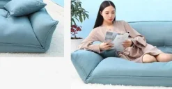 Comfort u0026 Style Möbel-Modernes Schlafsofa ohne Beine mit 2 Kissen
