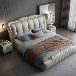 The Lounge Loft Möbel-Modernes Valentin-Bett – Stilvolle Schlafzimmermöbel