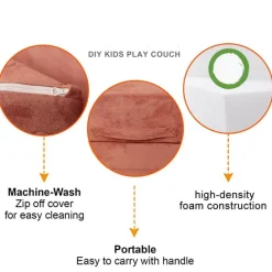 Comfort u0026 Style Möbel-Modulare Magnetcouch - 12-teiliges DIY-Möbelset